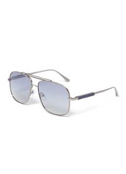 Tom Ford Retro Heren Retro zonnebril TR001025 Zilver - Deal