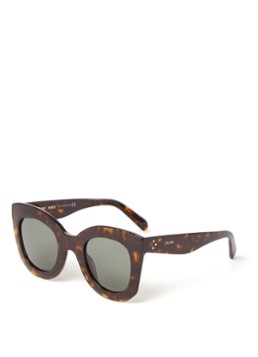 Celine Retro Dames Marta zonnebril CL4005IN Donkerbruin - Deal