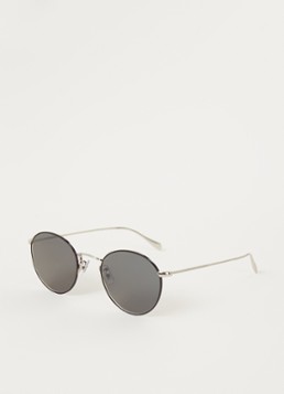 Oliver Peoples Retro Heren Coleridge Sun zonnebril OV1186S Zilver - Deal
