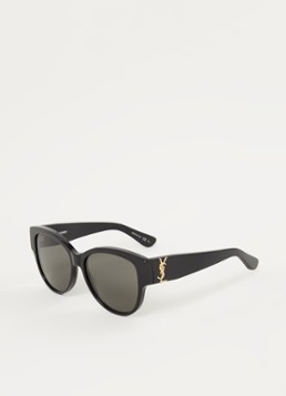 Saint Laurent Butterfly Dames Butterfly zonnebril SLM3 Zwart
