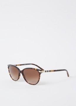 Burberry Cat Eye Dames Retro zonnebril BE4216 Donkerbruin - Deal