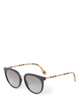 Burberry Wayfarer Dames Retro zonnebril BE4316 Zwart - Deal