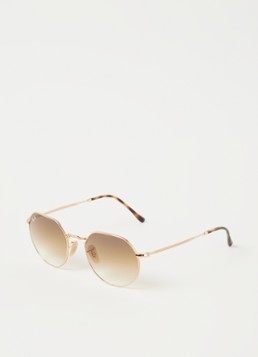 Ray-Ban Aviator Dames Jack zonnebril RB3565 Donkerbruin - Deal
