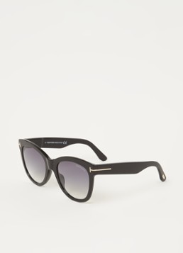 TOM FORD Butterfly Dames Wallace zonnebril FT0870 Zwart - Deal