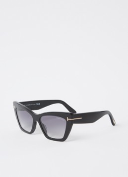 Tom Ford Dames Wyatt zonnebril FT0871 Zwart - Deal