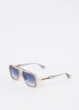 DITA Aviator Heren Lxn-Evo zonnebril anti-reflecterend DTS403 Grijs