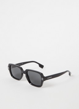 Burberry Retro Heren Eldon zonnebril BE4349 Zwart - Deal