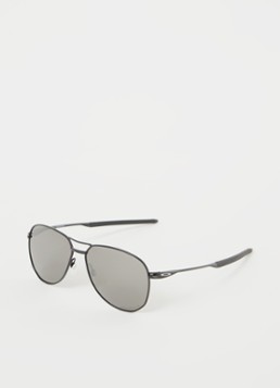 Oakley Aviator Heren Contrail zonnebril gepolariseerd OO4147 Zwart - Deal