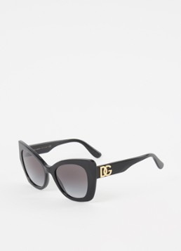 Dolce & Gabbana Cat Eye Dames Cat Eye zonnebril DG4405 Zwart - Deal