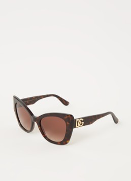 Dolce & Gabbana Cat Eye Dames Cat Eye zonnebril DG4405 Bruin - Deal