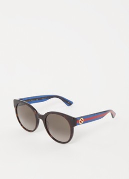 Gucci Retro Dames Retro zonnebril GG0035SN Bruin - Deal