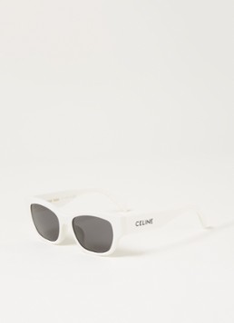 Celine Cat Eye Dames Cat Eye zonnebril CL000334 Wit - Deal