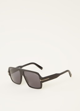TOM FORD Shield Heren Camden zonnebril FT0933 Zwart