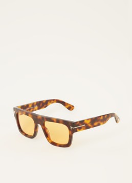 TOM FORD Wayfarer Heren Fausto zonnebril FT0711 Bruin