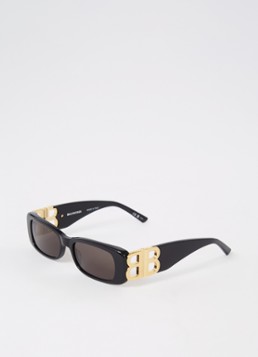 Balenciaga Dames Dynasty zonnebril BB0096S Zwart