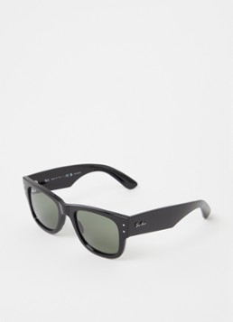 Ray-Ban Heren Mega Wayfarer zonnebril gepolariseerd RB0840S Zwart - Deal