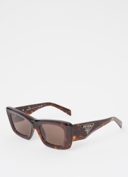 Prada Dames Cat Eye zonnebril PR13ZS Donkerbruin - Deal