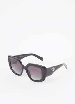 Prada Dames Butterfly zonnebril PR14ZS Zwart - Deal