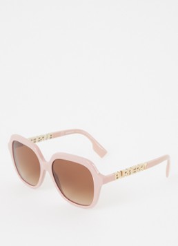 Burberry Dames Retro zonnebril BE4389 Roze