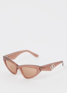Dolce & Gabbana Dames Crossed Zonnebril DG4439 Roze - Deal