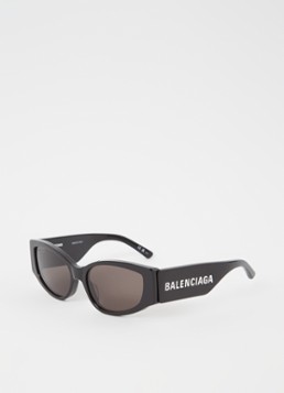 Balenciaga Dames Zonnebril BB0258S Zwart - Deal