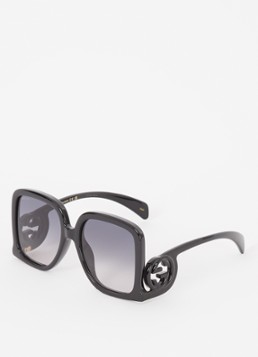 Gucci Dames Butterfly zonnebril GG1326S Zwart