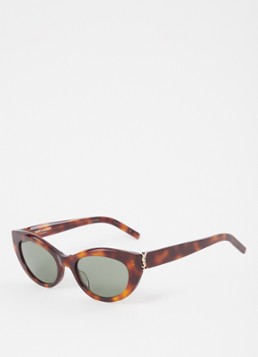 Saint Laurent Dames Cat Eye zonnebril SLM115 Bruin - Deal