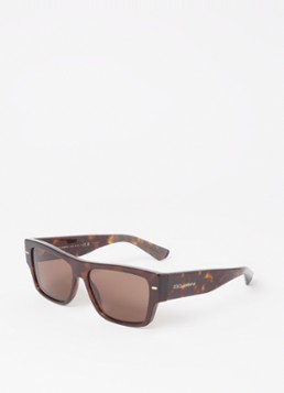Dolce & Gabbana Heren Wayfarer zonnebril DG4451 Bruin