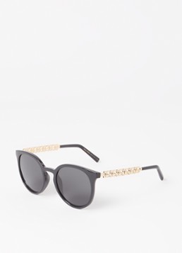 Dolce & Gabbana Dames Retro zonnebril DG6189U Zwart - Deal
