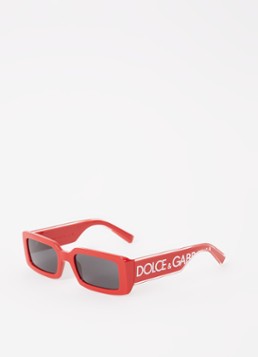 Dolce & Gabbana Dames Retro zonnebril DG6187 Rood - Deal