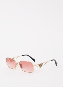Prada Dames Retro zonnebril PRA51S Goud - Deal