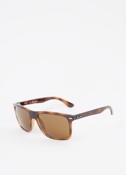 Ray-Ban Heren Boyfriend Two zonnebril gepolariseerd RB4547 Donkerbruin - Deal