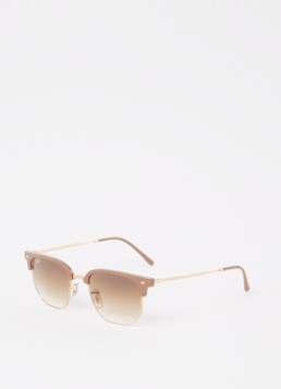 Ray-Ban Dames New Clubmaster zonnebril RB4416 Lichtbruin - Deal