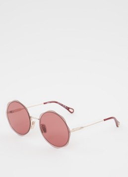 Chloé Dames Honoré zonnebril CH0202S Cranberryrood - Deal