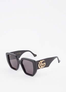 Gucci Dames Butterfly zonnebril GG0956S Zwart