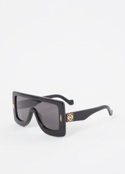 LOEWE Heren Chunky Anagram zonnebril LW40104I Zwart - Deal