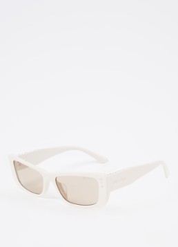 Jimmy Choo Dames Retro zonnebril JC5002BU Wit