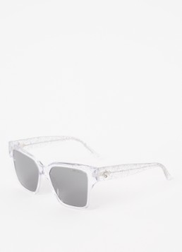 Jimmy Choo Dames Wayfarer zonnebril JC5003 Lichtgrijs - Deal