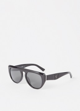 Ferrari Heren Wayfarer zonnebril gepolariseerd FH2005U Zwart - Deal