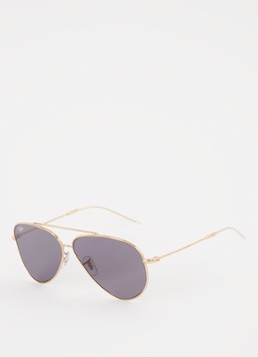 Ray-Ban Heren Aviator Reverse zonnebril RBR0101S Goud - Deal