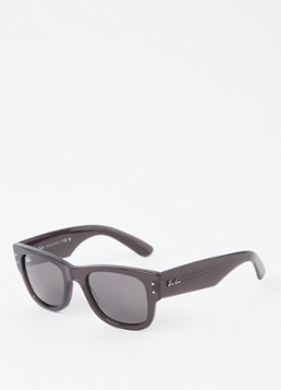 Ray-Ban Heren Mega Wayfarer zonnebril RB0840S Zwart - Deal