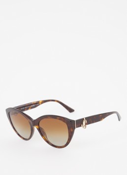 Jimmy Choo Dames Butterfly zonnebril gepolariseerd JC5007 Bruin - Deal
