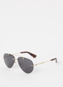 Burberry Dames Piloten zonnebril BE3151 Goud - Deal