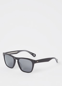 Oliver Peoples Heren R-3 zonnebril gepolariseerd OV5555SU Zwart - Deal