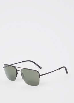 Oliver Peoples Heren R-2 zonnebril gepolariseerd OV1343S Zwart - Deal