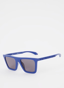 Versace Heren Wayfarer zonnebril gepolariseerd VE4468U Blauw - Deal