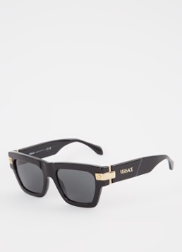 Versace Heren Wayfarer zonnebril VE4464 Zwart