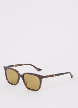 Gucci Heren Wayfarer zonnebril GG1493S Donkerbruin - Deal