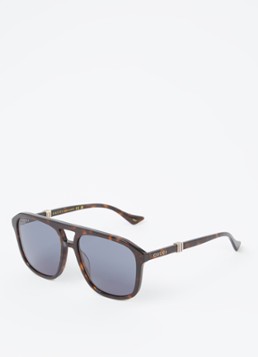 Gucci Heren Piloten zonnebril GG1494S Donkerbruin - Deal