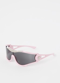 Versace Heren Shield zonnebril VE4475 Lichtroze